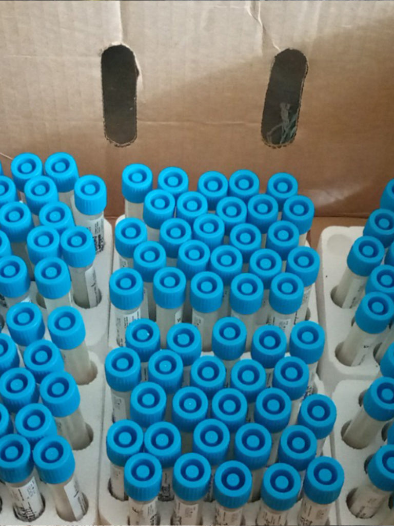 tubes prélèvements